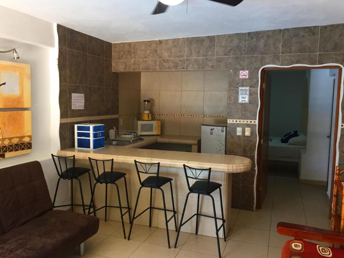Villa Palmitas Acogedor Departamento Nivel Piscina Gigante Jardines Acapulco Bagian luar foto