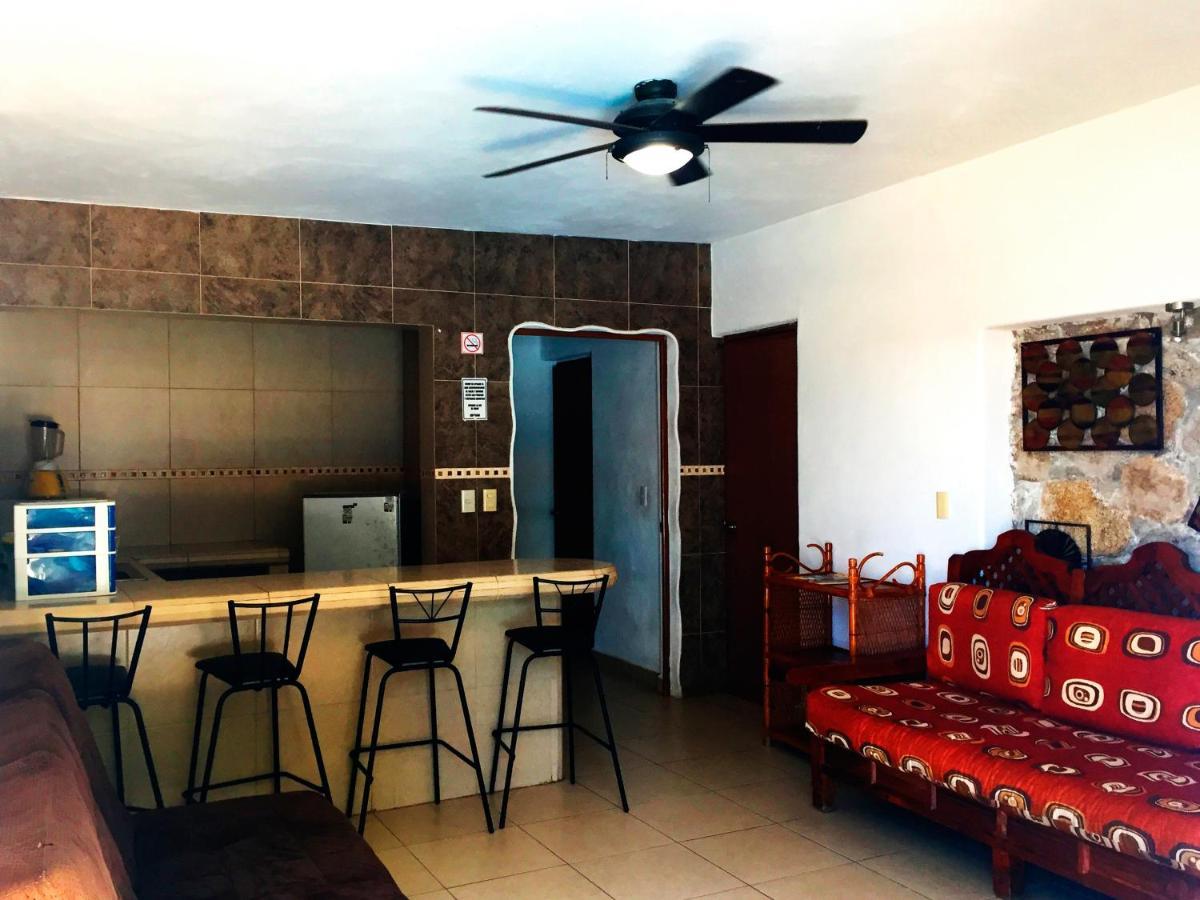 Villa Palmitas Acogedor Departamento Nivel Piscina Gigante Jardines Acapulco Bagian luar foto