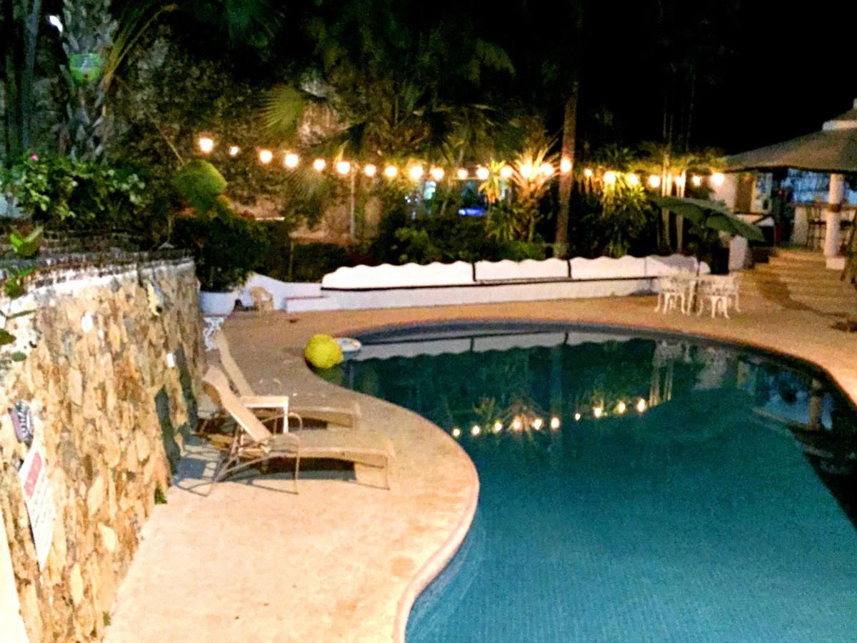 Villa Palmitas Acogedor Departamento Nivel Piscina Gigante Jardines Acapulco Bagian luar foto