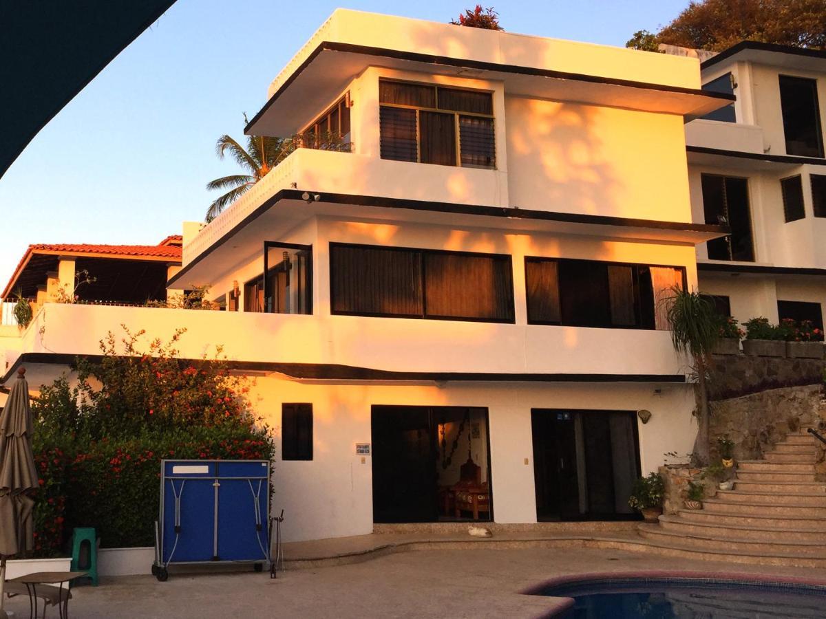 Villa Palmitas Acogedor Departamento Nivel Piscina Gigante Jardines Acapulco Bagian luar foto