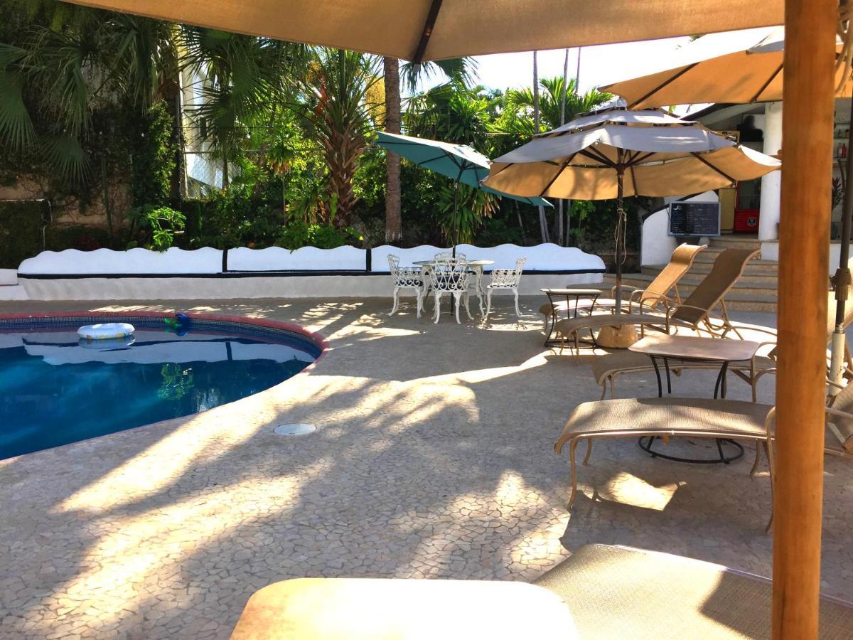 Villa Palmitas Acogedor Departamento Nivel Piscina Gigante Jardines Acapulco Bagian luar foto