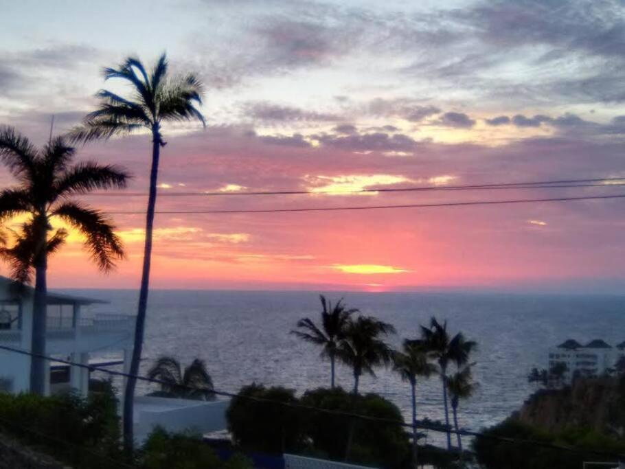 Villa Palmitas Acogedor Departamento Nivel Piscina Gigante Jardines Acapulco Bagian luar foto