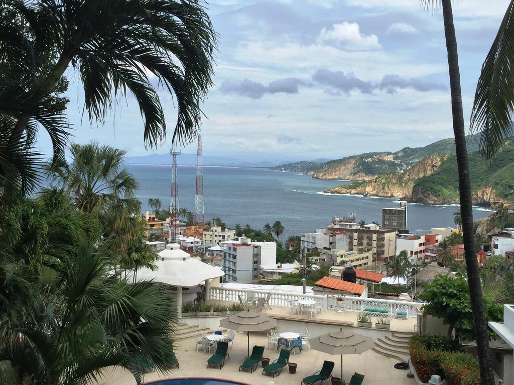 Villa Palmitas Acogedor Departamento Nivel Piscina Gigante Jardines Acapulco Bagian luar foto
