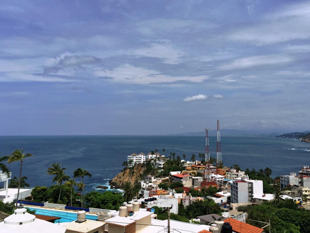 Villa Palmitas Acogedor Departamento Nivel Piscina Gigante Jardines Acapulco Bagian luar foto