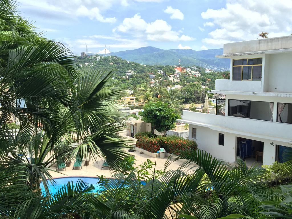 Villa Palmitas Acogedor Departamento Nivel Piscina Gigante Jardines Acapulco Bagian luar foto