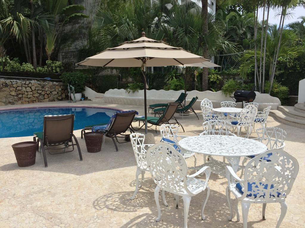 Villa Palmitas Acogedor Departamento Nivel Piscina Gigante Jardines Acapulco Bagian luar foto
