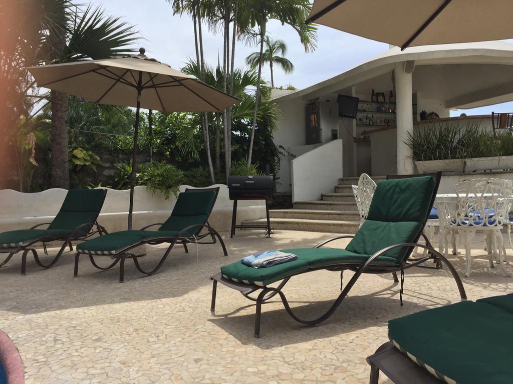 Villa Palmitas Acogedor Departamento Nivel Piscina Gigante Jardines Acapulco Bagian luar foto